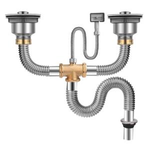 YUNRAN | Stainless Steel Sink Drain Kit