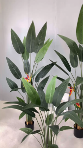 【SG Evergreen】Artificial Bird of Paradise - Tropical Indoor Plant for Home Office Decor Fake Plants with Pot Artificial Plant Fake Tree Artificial Potted Plants