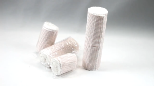 15cm*4.5m Elastic Bandage/Breathable Cotton Elastic Compression Wrap/Honeycomb Elastic Bandage With Velcro.