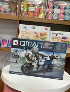 Bộ đồ chơi xếp hình mô hình Xe máy cảnh sát 11016 - QMAN