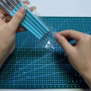 5pcs Silicon Scraper / Nail Art Silicone Carving Pen Clay Sclupture / 3D Double Head Pen