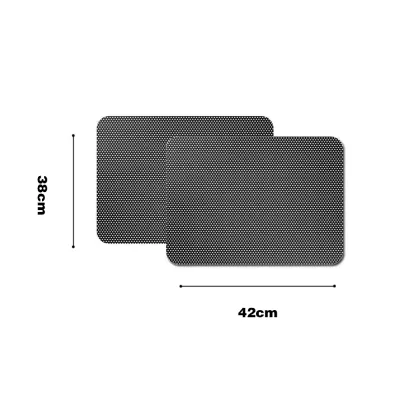 Car Window Shade Electrostatic Stickers Anti-UV Privacy Black White Dotted Sunshade Window Stickers for Auto Side Blocks Covers
