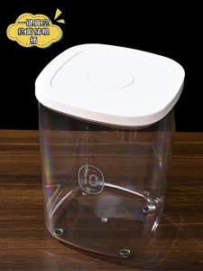 【SPOETRY】5kg/10kg Airtight Vacuum Food Storage Container Canister for RiceFlourCerealPet Food,Cookie ,Pasta