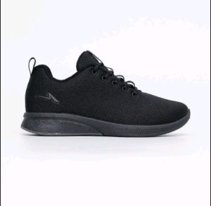 SEPATU SEKOLAH MODEL TERBARU ANDO HITAM POLOS ALL BLACK