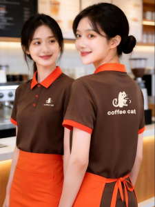 FAYILANG | Custom Logo Short Sleeve Polo Work Shirt Women