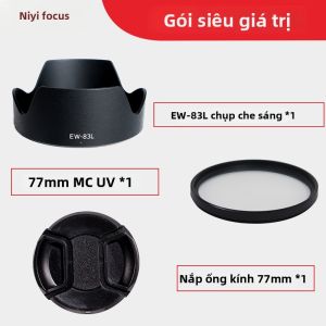 NiYi Focus | Nắp Che Ống Kính Hình Hoa Lật Được Cho Canon 24-70mm f/4L EW-83L