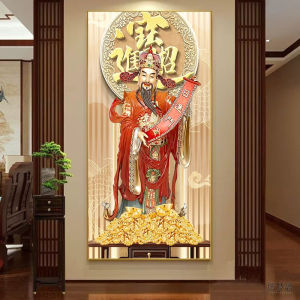 Modern Simplicity Diamond Embroidery Wealth God Cross Stitch Full Diamond New Chinese Style Living Room Decorative Artwork
