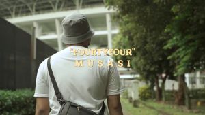 FOURTYFOUR MUSASI - Tas Selempang Pria Waterproof 2 in 1 Bisa Slingbag Dan Juga Handbag 2 Mode