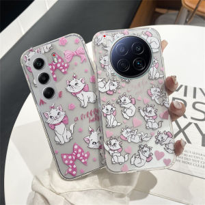 New Phone Case Tecno Camon 40 Pro Camon40 30 30S Pro Premier 4G 5G Hot Pink Cute Fashion Mary Cat Crayon Shin-chan Casing Transparent Ultra-thin Back Cover 2025