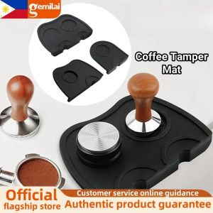 Gemilai Coffee Powder Grinder Practical Pad Concentrated Coffee Crushing Station Silicone Practical Bracket Corner Pad Anti slip Food Grade Bar Powder Hammer Pad Handle Pad