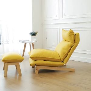 Edens Lazy Sofa Small Living Room Bedroom Balcony Simple Nordic Leisure Single Folding Recliner - Fulfilled by Edens
