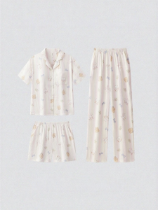 GONGDIE | Padded Summer Pajama Set