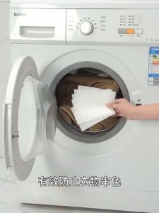 100pcs Absorbing Laundry Sheet Anti Dyed Cloth Anti-cross Color Washing Color 100 Keping Kertas Penyerap Anti Silang Warna 洗衣洗色纸