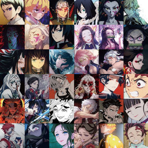 600 Sheets Kimetsu No Yaiba Stickers Tanjirou Nezuko Shanyi Luggage Mobile Phone Tablet Water Cup DIY Waterproof Paste