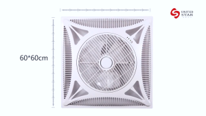 Air Circulation Fan Embedded Ceiling Fan High Wind Fan Kitchen Fan Wall Fan with Remote Control For Home Office School Living Room