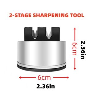 2025 New Hands Free Knife Sharpener Pocket Knife Sharpeners with Suction BaseFor All KnivesKitchen Knives Accessories Gadget