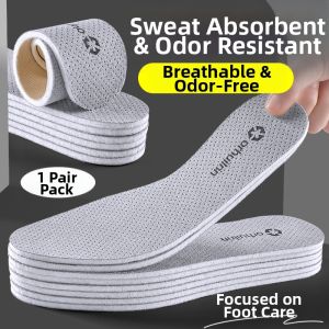 LINGMIAO | Moisture Wicking Deodorizing Shock Absorption Breathable Long Standing Comfort Thin Shoe Insoles
