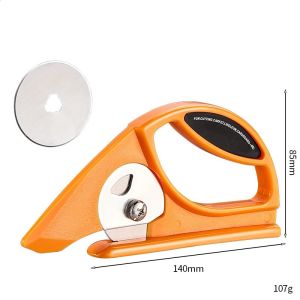 JUSTINLAU | JUSTINLAU 1PC Leather Fabric Carpet Cutting Knife Household Manual Multi Purpose 45mm Trapezoidal Carpet Cutting Knife