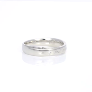 Chow Sang Sang 周生生 V&A The Art of Romance 950 Platinum Diamond Ring (Size: 14 Diameter 16.9mm) (Ladys style) 40096R