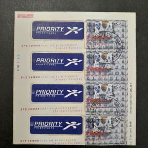 Koleksi Prangko kuno  Nederland klasik Priority 100 cent Cap Filateli Groningen 1998