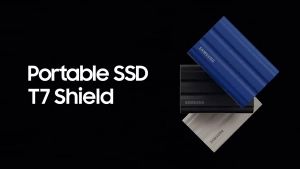 Samsung T7 Shield Portable Durable SSD - Beige/Black/Blue(1TB/2TB)