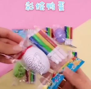 ไข่ระบายสี เครื่องเขียน พิเศษของเล่นพัฒนาการเด็ก และเล่นศิลปะ DIY ชุดไข่สร้างสรรค์