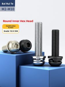 BAIRUITE | Hex Socket Cap Screws Combination Set M3 M4 M5 M6 M8 M10