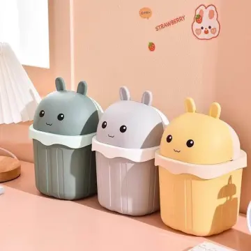Cute dustbin discount