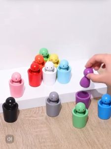 Montessori Wooden Color Toys sorting pairing early learning education puzzle game fun play Mainan Bayi Girl Boy Kanak