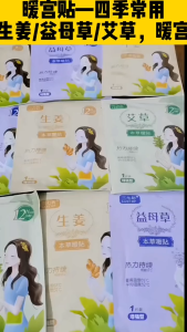 【SG Ready Stock】暖宝宝暖身贴热敷贴益母草艾草发热贴持久发热舒缓经期不适 Herbal Menstrual Heat Pad Heat Patch Period Cramp Relief