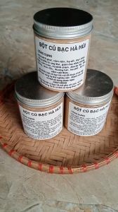 hũ 100g bột củ bạc hà núi nguyên chất