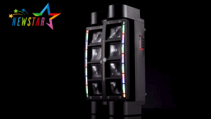 ไฟเวที 3in1 Mini Spider + เลเซอร์ + แถบไฟ 60W ควบคุม DMX512 เอฟเฟกต์ครบ ปาร์ตี้ ผับ คาราโอเกะ