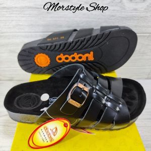 Sandal Dodoni Tali Tiga LU 571 / Sandal Kulit Pria