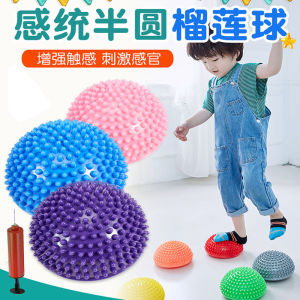 Kids Sensory Training Equipment Durian Ball Thorn Ball Semicircle Massage Ball Stepping Stone Kindergarten Toys Balance Ball