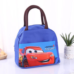 Lunch Box Bag Student Handbag Cute Cartoon Anime Kids Lunch Box Thickened Canvas Work Lunch Bag