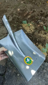 Xẻng Xúc Đất VUÔNG (To) Làm vườn (23x30 cm) - Thép Cứng(700g) Dụng Cụ Đào Đất Xúc Cát Sỏi