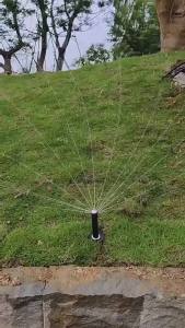 1Pcs Garden Lawn Irrigation Rotary Sprinkler Adjustable Ray Jet Nozzle Sprinkler With 90/180/270/360 Arc 5.5-8.0 Meters Range