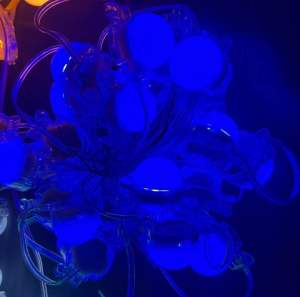 LED ปิงปองครึ่งวงกลม 24v 1.2w ฐาน 3cm ✨1มัดมี30ดวง✨ ยาว3เมตร57เซนต์