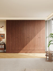 Retro Style Oak Wood Storage Wardrobe