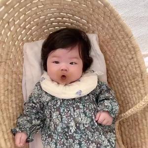 Breathable Mini Organic Cotton Drool Bib Anti-Regurgitation