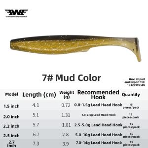New Generation Soft Worm Bait For Mandarin Fish Perch Bass  Smelt