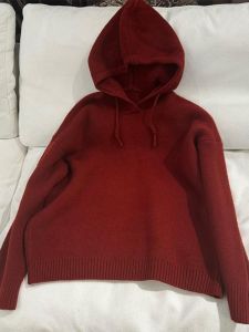 Christmas New Year Womens Hoodie Knitted Sweater Inner Wear Base Layer Autumn Winter 2025 New Outwear Comfortable Cotton Blend