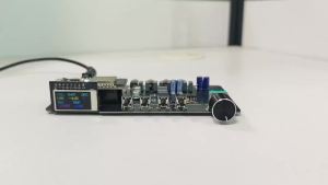 diymore | 4 Channel Stereo Audio Input Digital Audio Module DC 7-12V TDA7440 Digital Audio Controller With 1.8 Inch ST7735 Display Screen