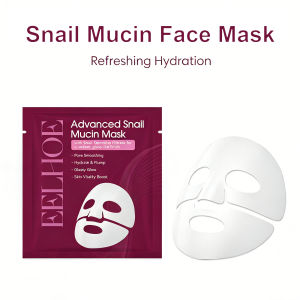 Snail Mucin Face Mask Hydrating Plump Glow Pore Smoothing Sheet Mask Snail Secretion Filtrate Glass Skin Brightens Complexion