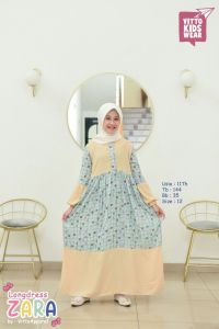 Gamis Anak Perempuan Remaja Vitto Kidswear Baju Muslim Anak Perempuan Gamis Premium Anak Vitto Kids Wear