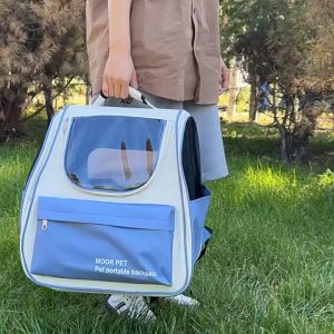 Portable cat bag can expand breathable large space four seasons general cat backpack pet backpack