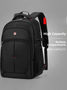 Casual Mens Multi-Functional Large Capacity Business Laptop Bag Lightweight Travel Backpack Student Bookbag Street Trend Shoulder Bag