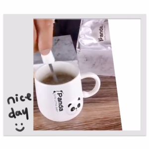 VTOM Cute Little Baby Panda Gift Box Mug 350ml Spoon Birthday Gift Surprise Set Hadiah Kotak Panda Cawan Comel