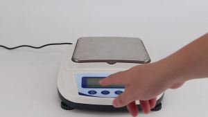 1000g/0.01g Digital Electronic Balance High Precision Laboratory Scale LCD Display Accuracy Jewelry Kitchen Weight EU Plug