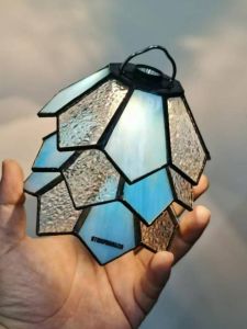 Outdoor Camping Goalzero Lampshade Vintage Glass Black Dog Counter Scale Lake Water Blue Accessories for Camping And Hiking